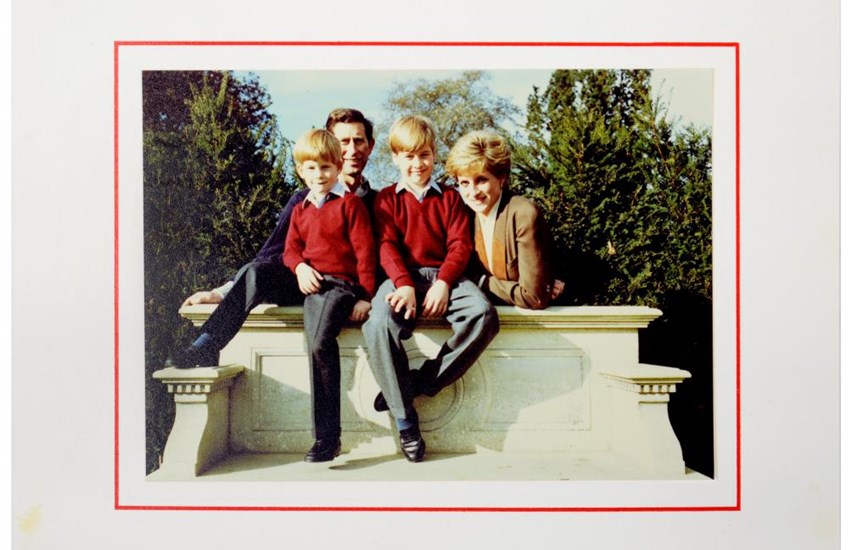 Charles & Diana Christmas Card Image
