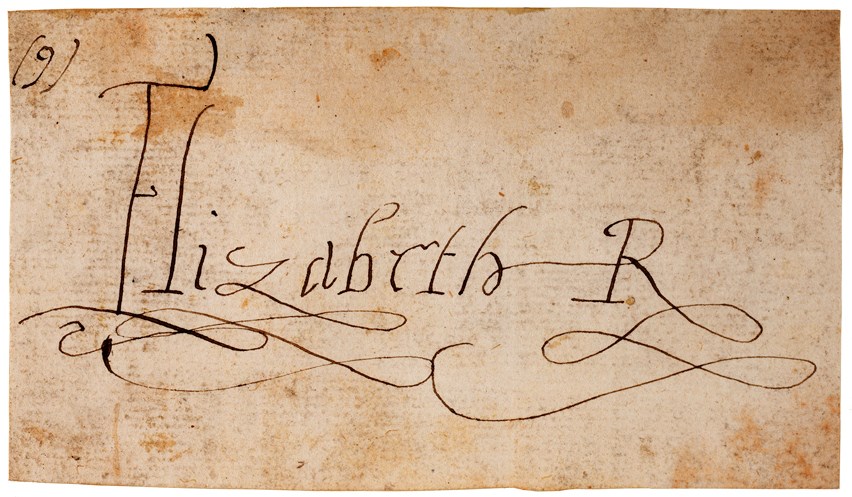 Signatures of 16th & 17th century England Image