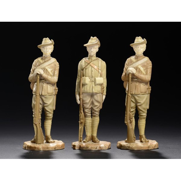 ROYAL WORCESTER FIGURES OF SOLDIERS Image